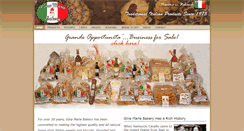 Desktop Screenshot of ginamariebakery.com